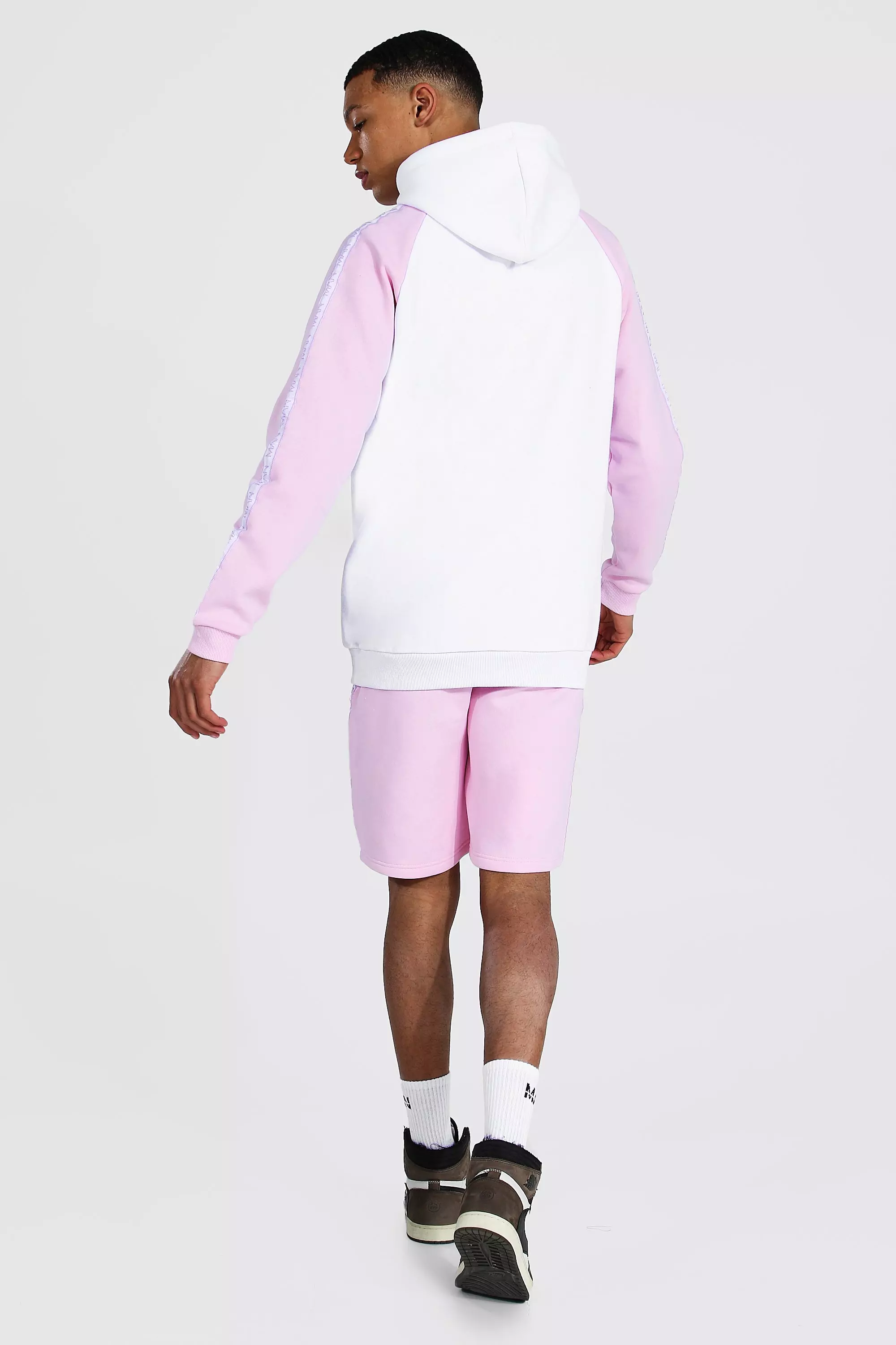 Nike oversized pastel colour block online hoodie